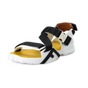 Fendi Men's "FLOW" Strappy Leather Sandals Shoes